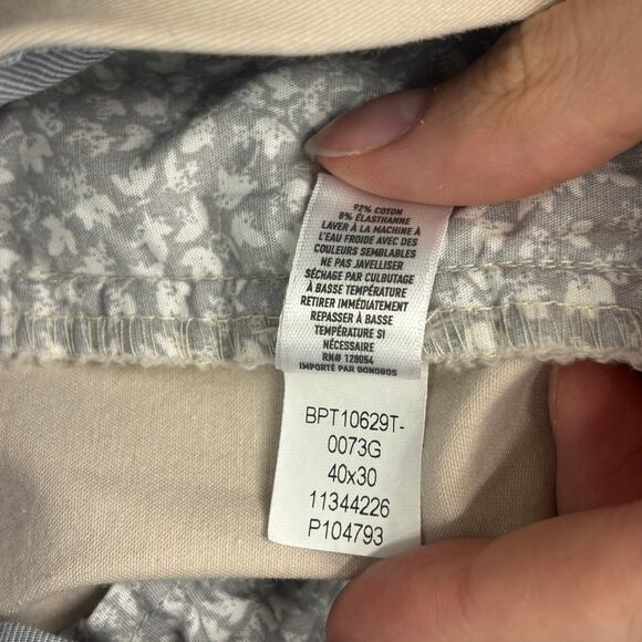 Bonobos Pink Mens 40x30 Preppy Stretch Flat Front Tailored Fit Chino‎ 2.0 Pants - Picture 5 of 15